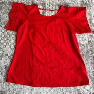 City Chic blouse, Red, M(16)